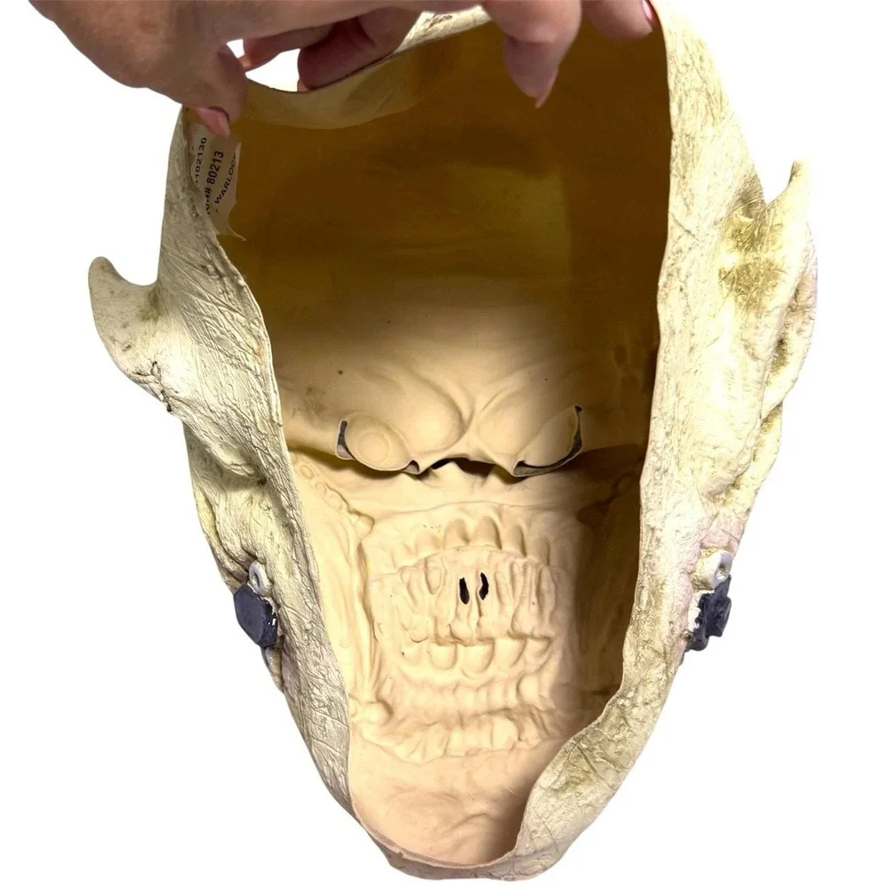 Vintage Charades Evil Warlock Halloween Mask Horror Costume Creepy Monster Latex